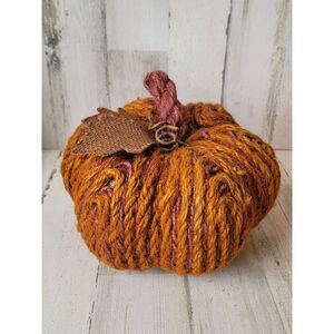 Fall pumpkin yarn country Harvest Halloween home prop decor
